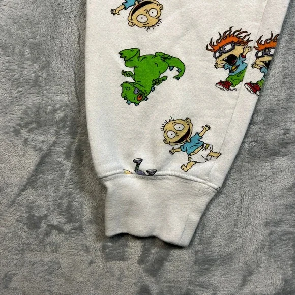 Nickelodeon Rugrats All Over Print Pajama Sweatpants Joggers White Size M - Picture 6 of 15